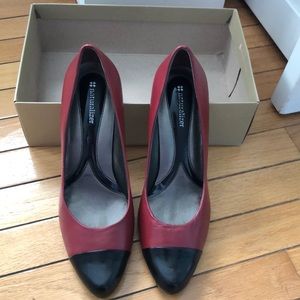 Red and Black naturalizer heels